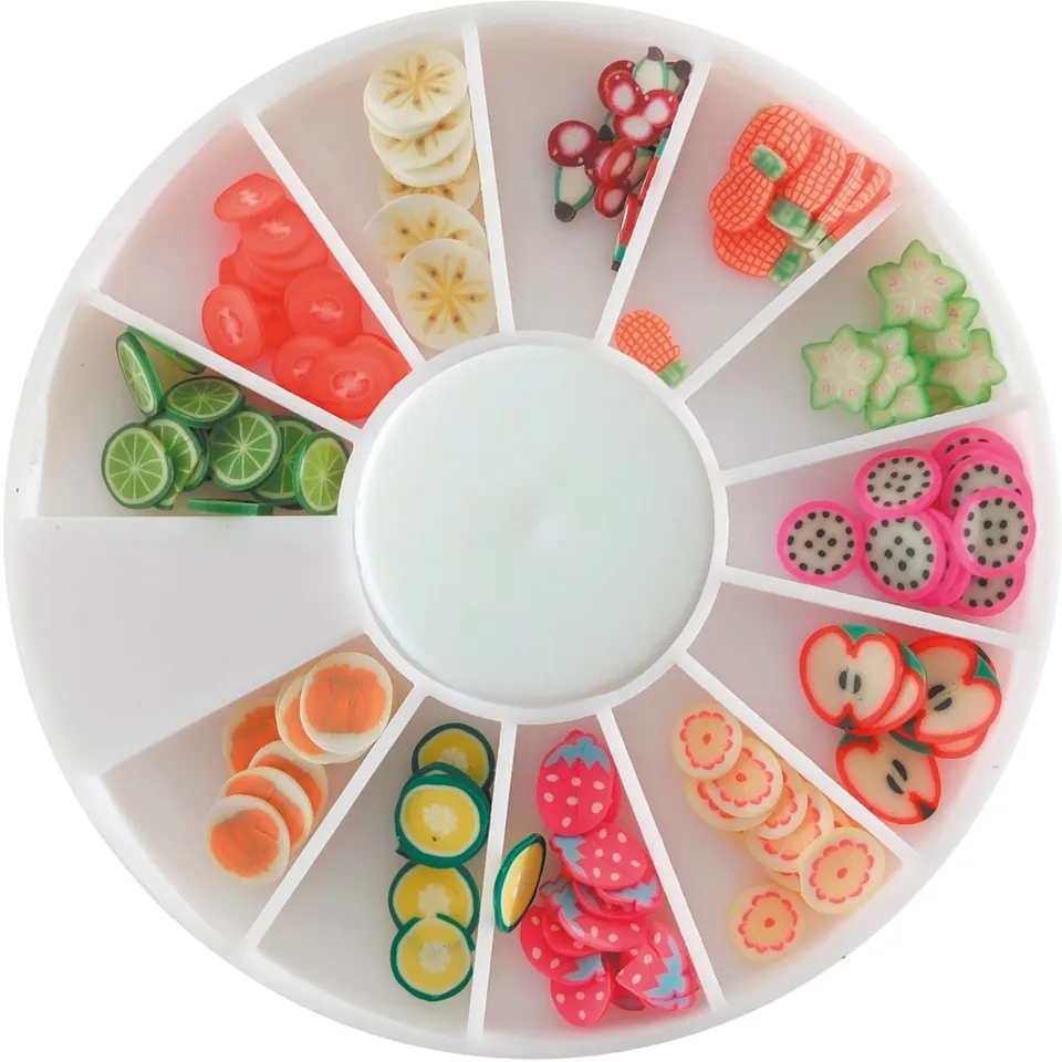 graine-cr-ative-mini-canes-fruits-exotiques-12-mod-les-fimo image 1