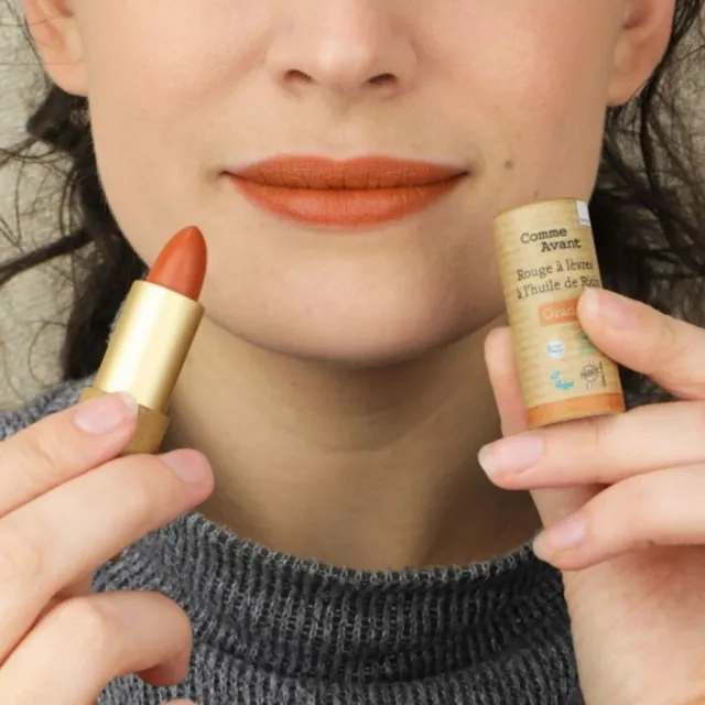 comme-avant-rouge-l-vres-bio-orange-ambr-huile-ricin image 1