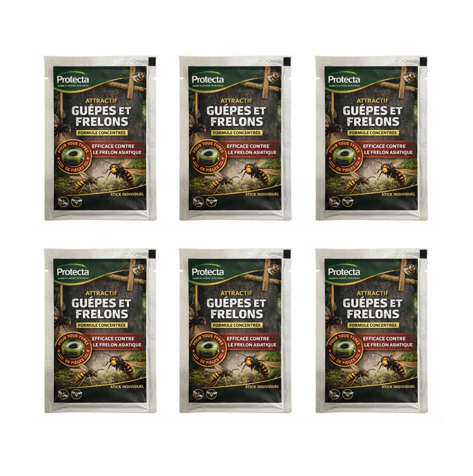 protecta-lot-6-sticks-attractif-gu-pes-frelons-50-ml-naturel image 1