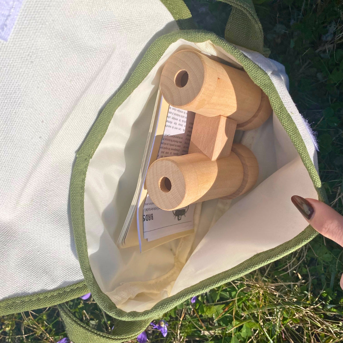 esschert-design-sac-explorateur-oiseaux-jumelles-bois-enfant image 6
