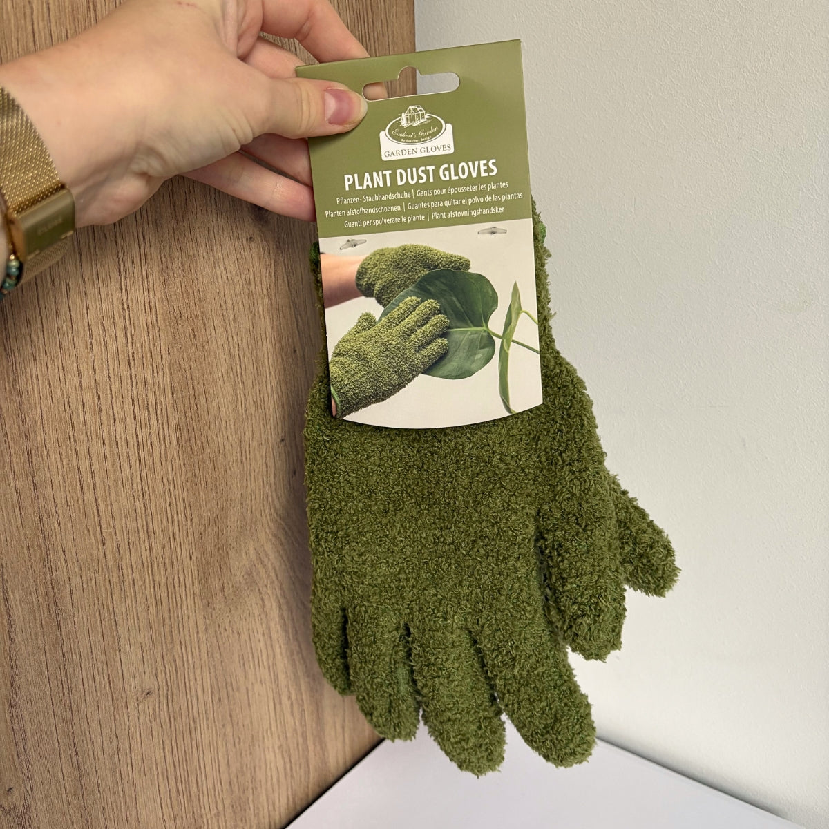 esschert-design-gants-verts-anti-poussi-re-plantes-microfibre image 2