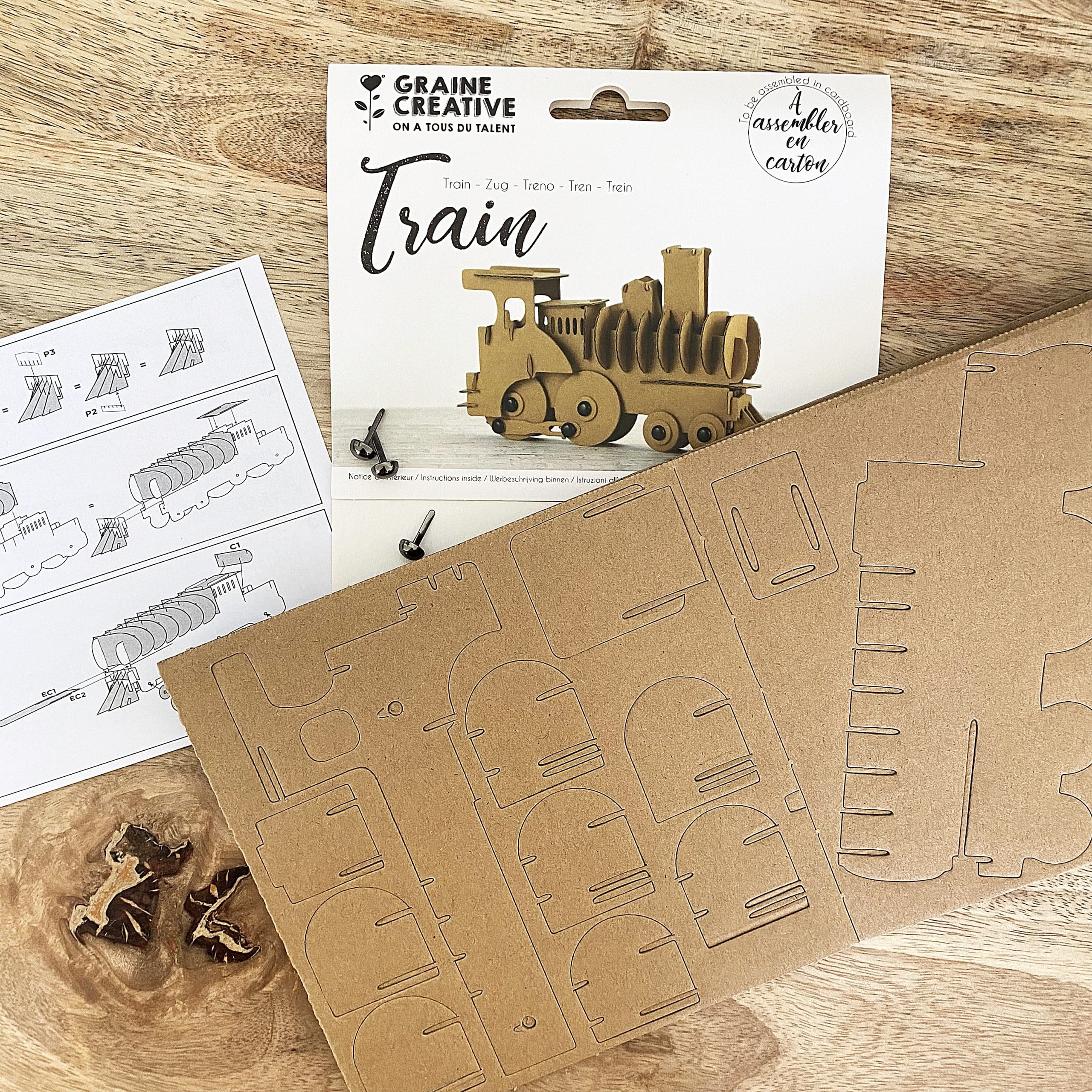 mes-courses-en-vrac-maquette-3d-carton-train-maquette-19-cm-sans-colle image 2