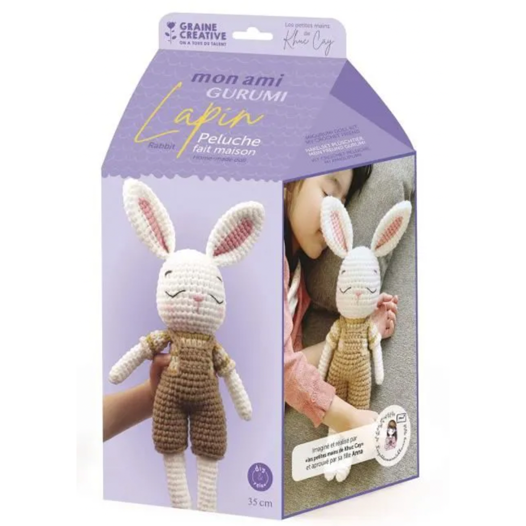 mes-courses-en-vrac-kit-amigurumi-lapin-peluche-crochet-35-cm image 2
