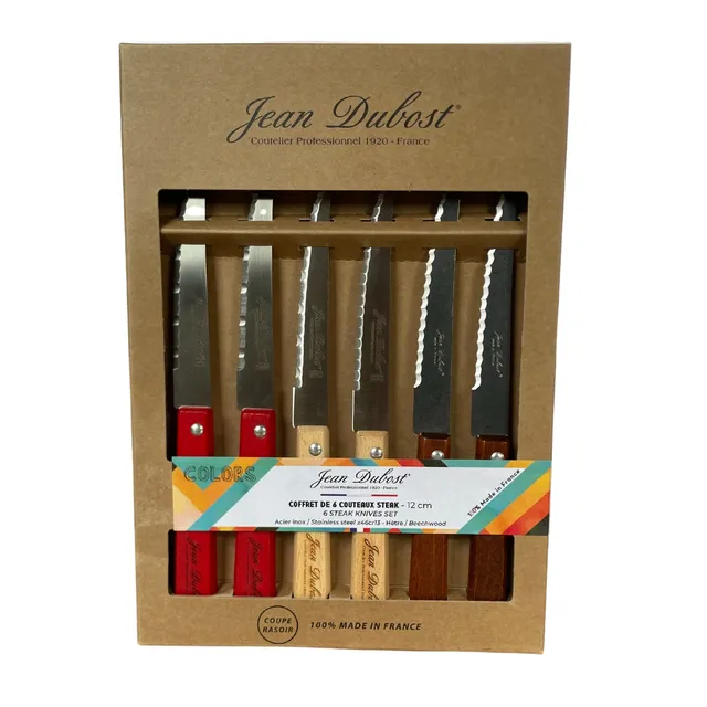 mes-courses-en-vrac-coffret-6-couteaux-steak-bois-lame-12-cm image 1