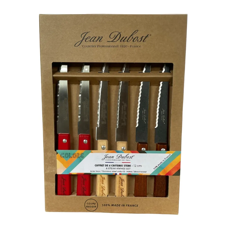 mes-courses-en-vrac-coffret-6-couteaux-steak-bois-lame-12-cm image 1
