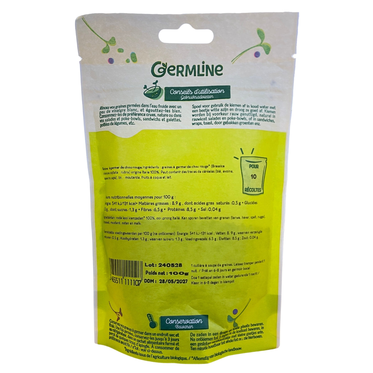 germline-graine-germer-chou-rouge-bio-100g image 2
