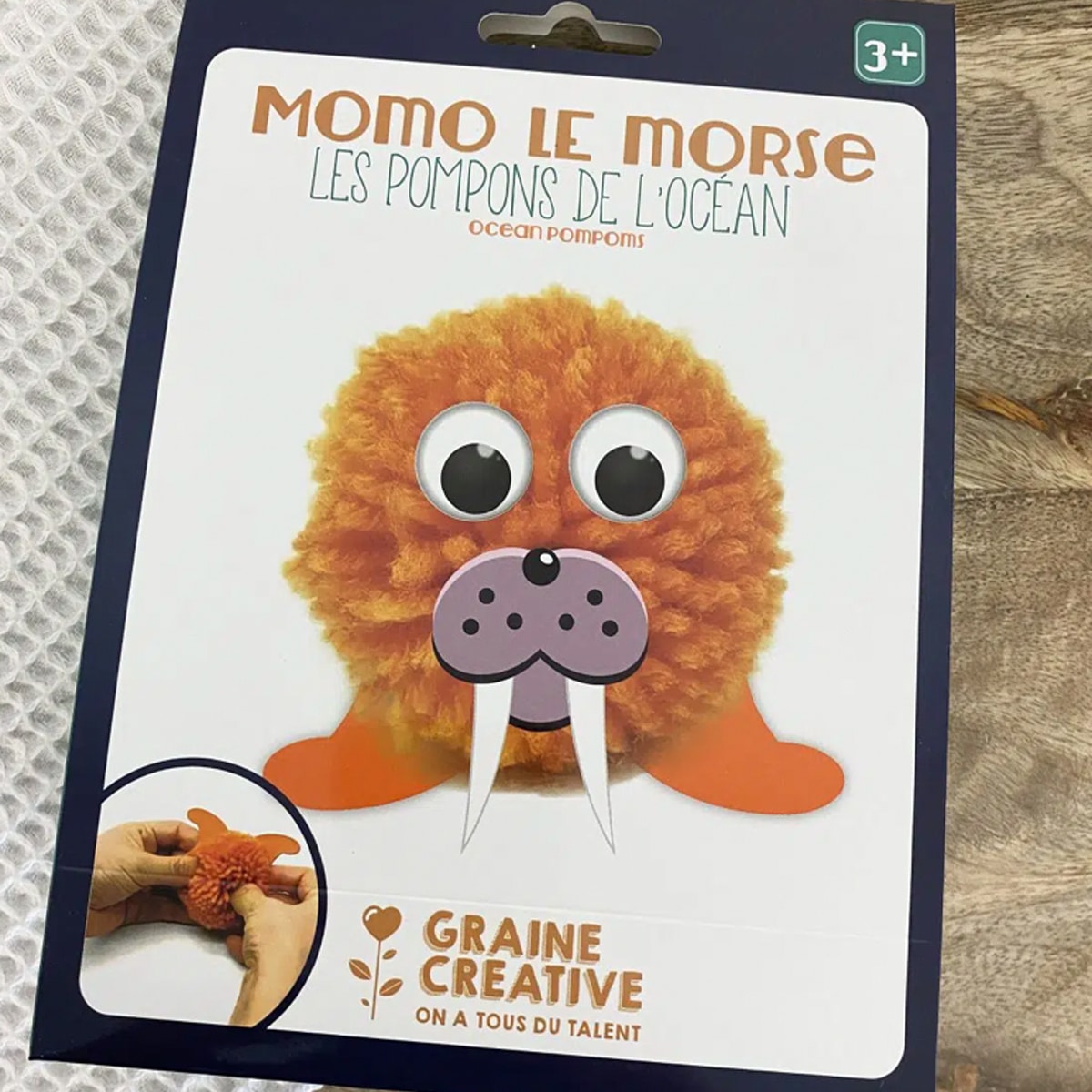 growing-paper-morse-en-pompon-kit-bricolage-enfant image 1