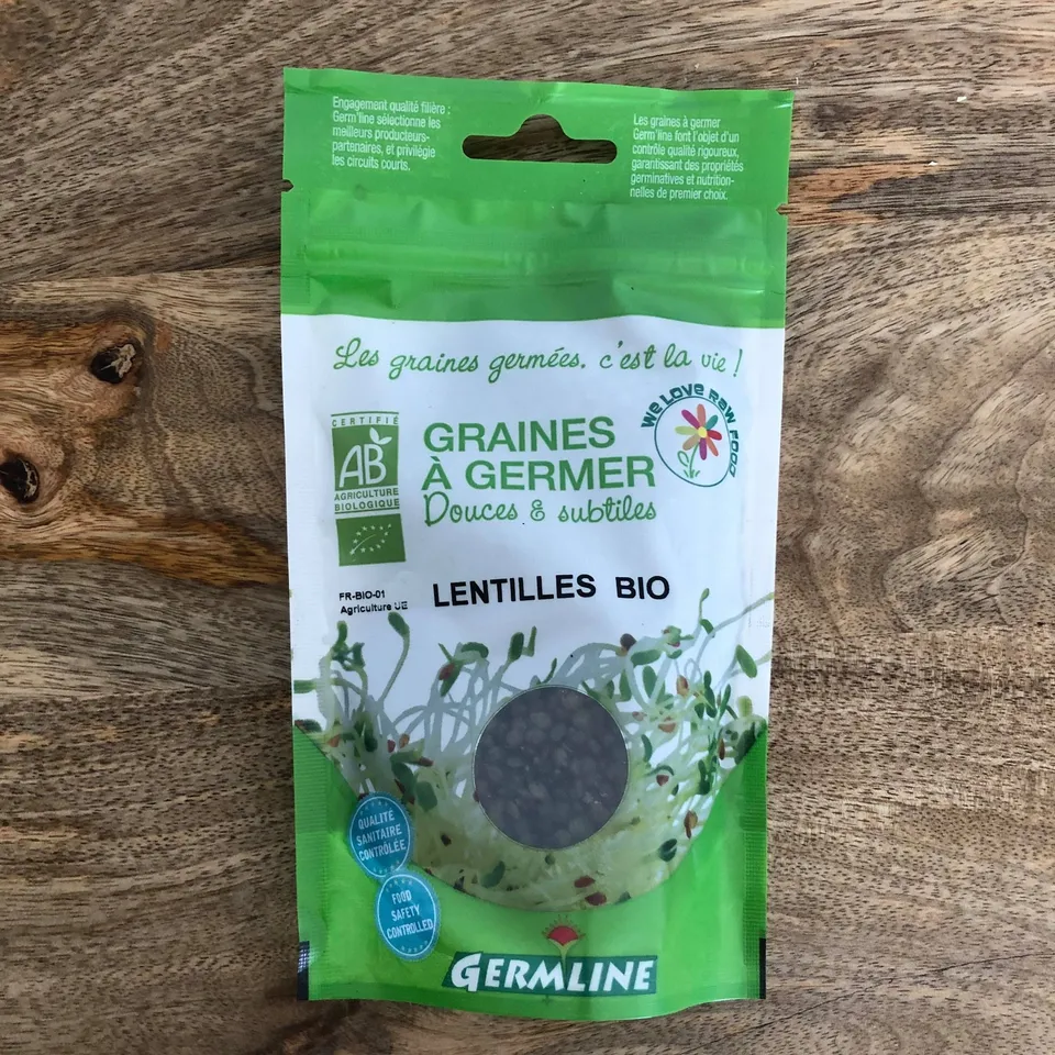 germline-germination-lentilles-bio-graines-germer-150g image 1
