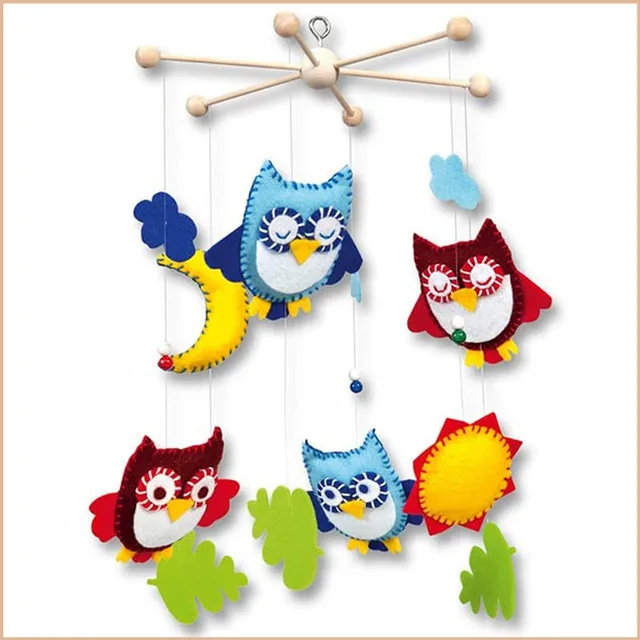 kit-mobile-hiboux-faire-soi-m-me-feutrine-19-pi-ces image 1