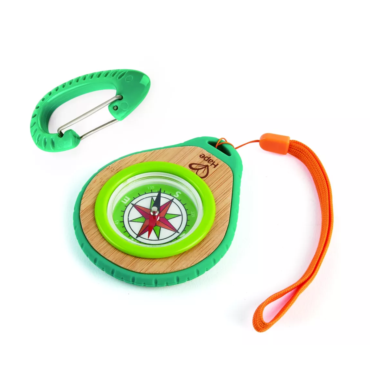 mes-courses-en-vrac-boussole-mousqueton-enfant-bambou-hape image 2