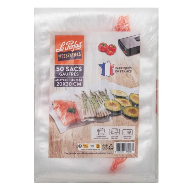 lot-50-sacs-sous-vide-20x30-cm-conservation-alimentaire image 1