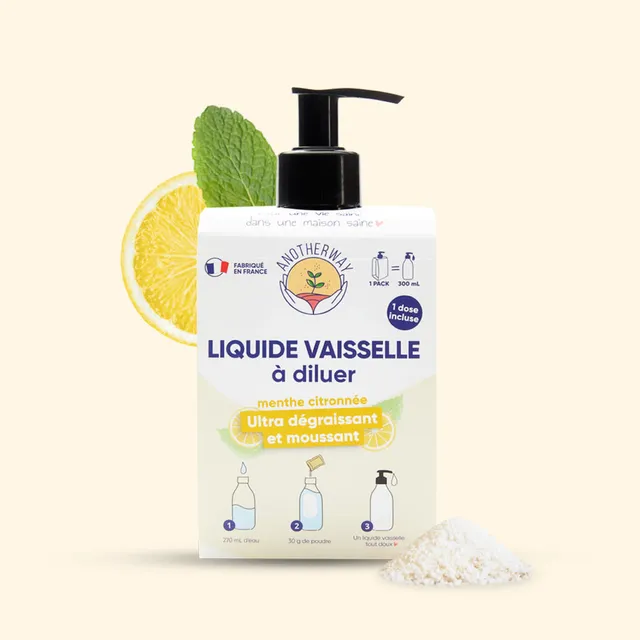 anotherway-liquide-vaisselle-diluer-kit-menthe-300-ml image 1