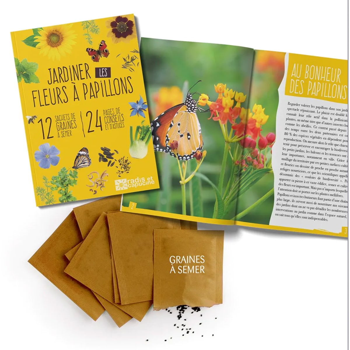 growing-paper-coffret-12-fleurs-papillons-graines image 2