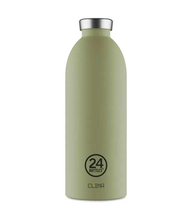 24-bottles-clima-gourde-isotherme-850-ml-sage-inox image 1