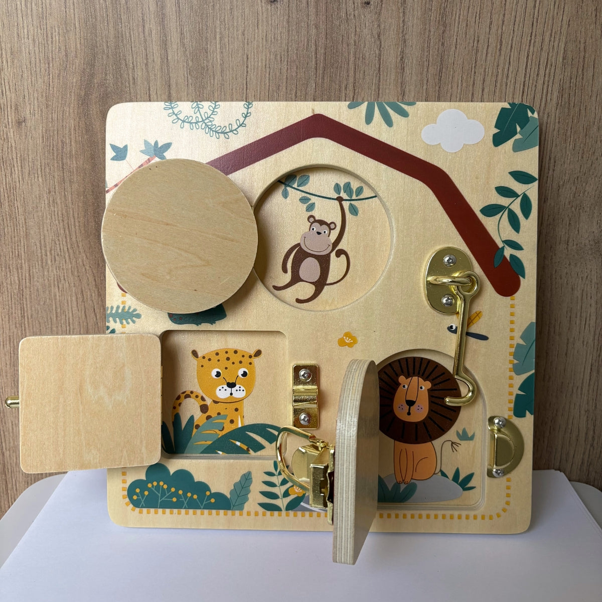 smallfoot-planche-de-motricit-safari-bois-22-cm-3-ans image 6