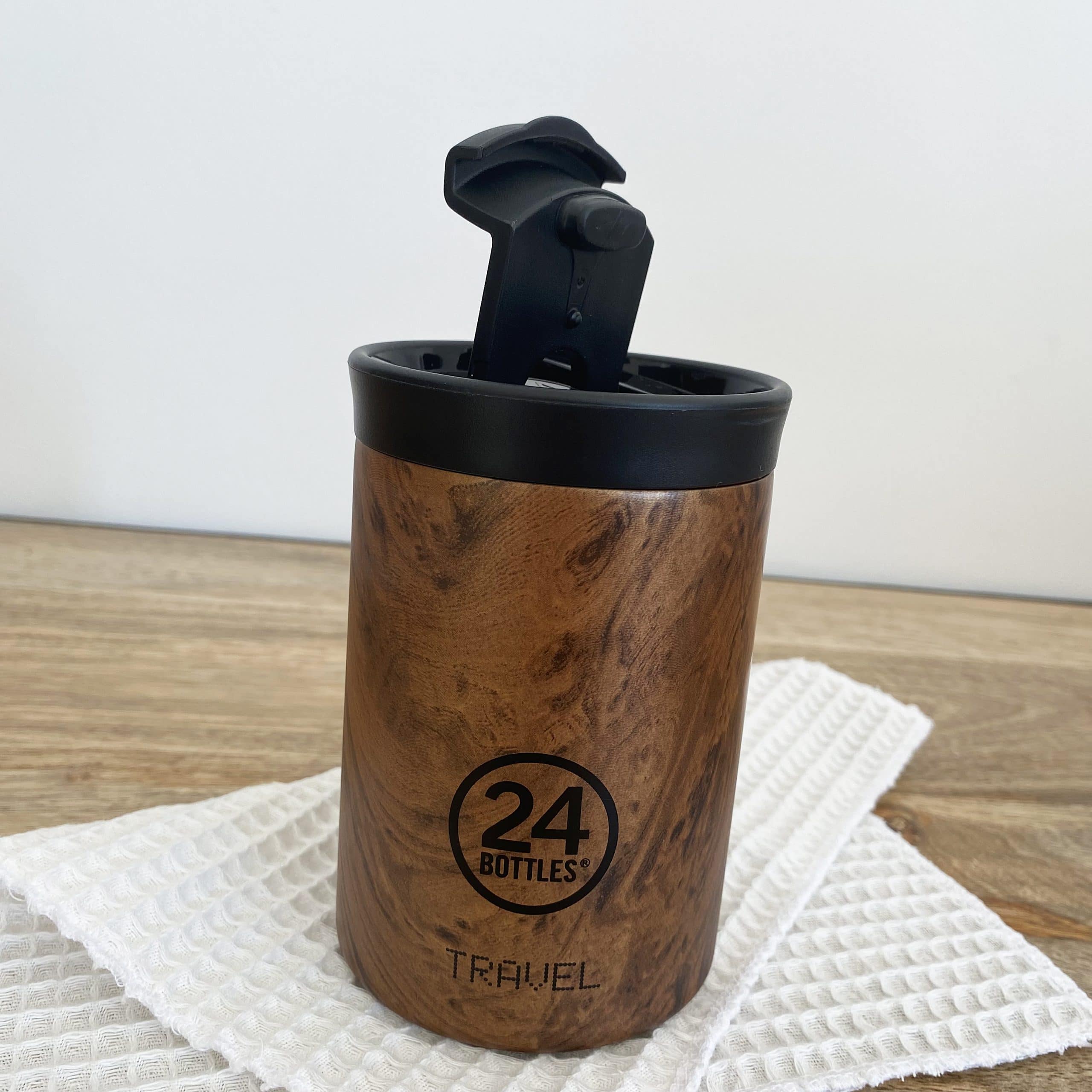 24-bottles-travel-mug-isotherme-350-ml-sequoia-wood-inox image 4