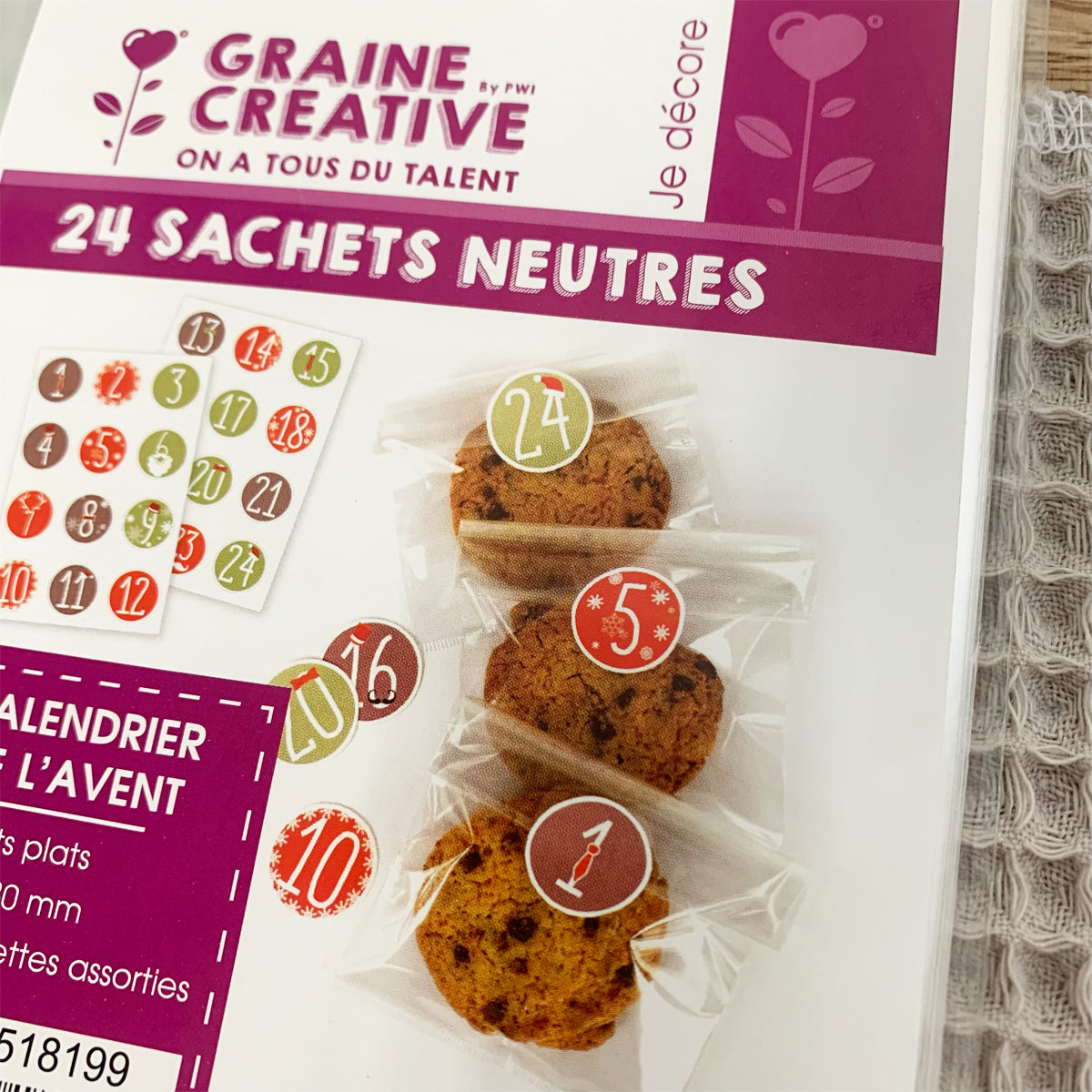 kit-calendrier-avent-maison-24-sachets-neutres-stickers image 3