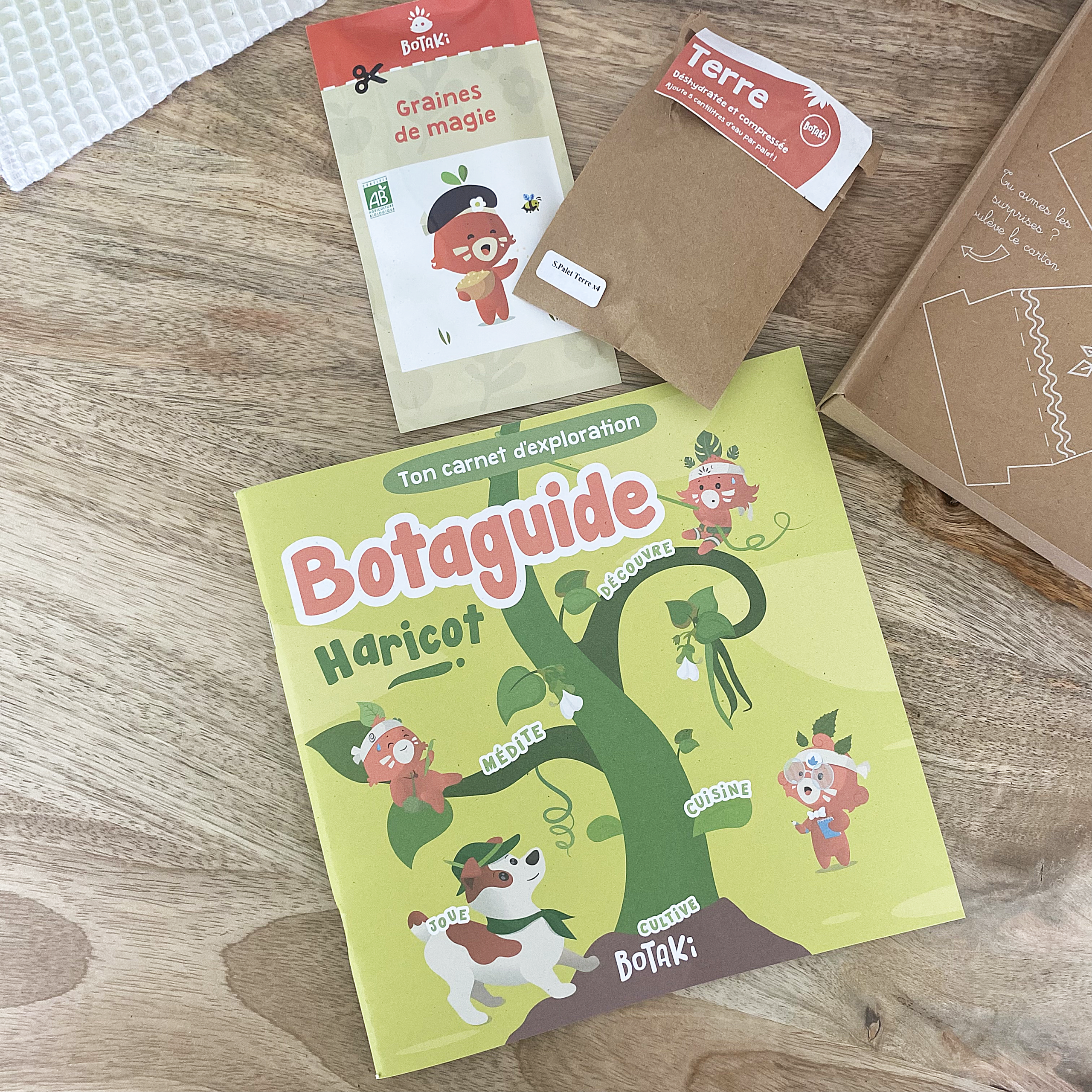 mes-courses-en-vrac-kits-planter-kit-semis-haricot-bio-enfant image 3