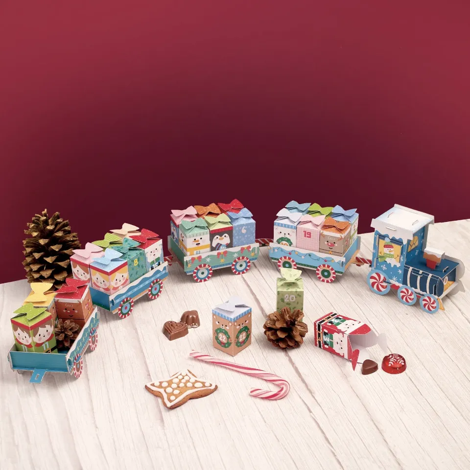 graine-cr-ative-kit-calendrier-avent-petit-train-24-bo-tes image 1
