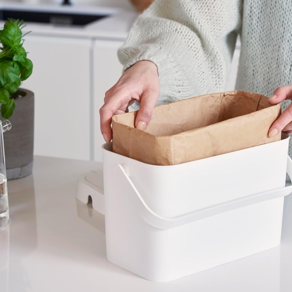 seau-compost-5l-blanc-poubelle-cuisine-d-chets image 3
