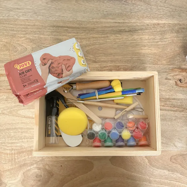 mes-courses-en-vrac-kit-poterie-argile-terracotta-peinture image 1