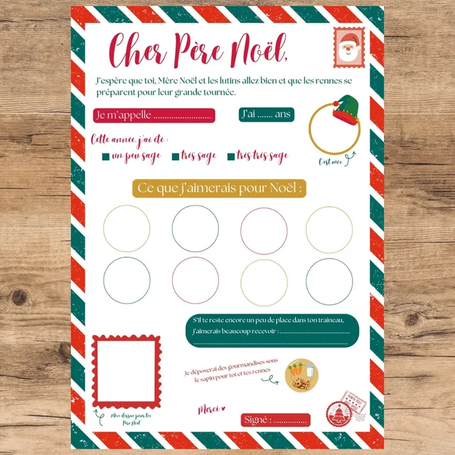 mes-courses-en-vrac-lettre-p-re-no-l-kit-enfant-compl-ter image 1
