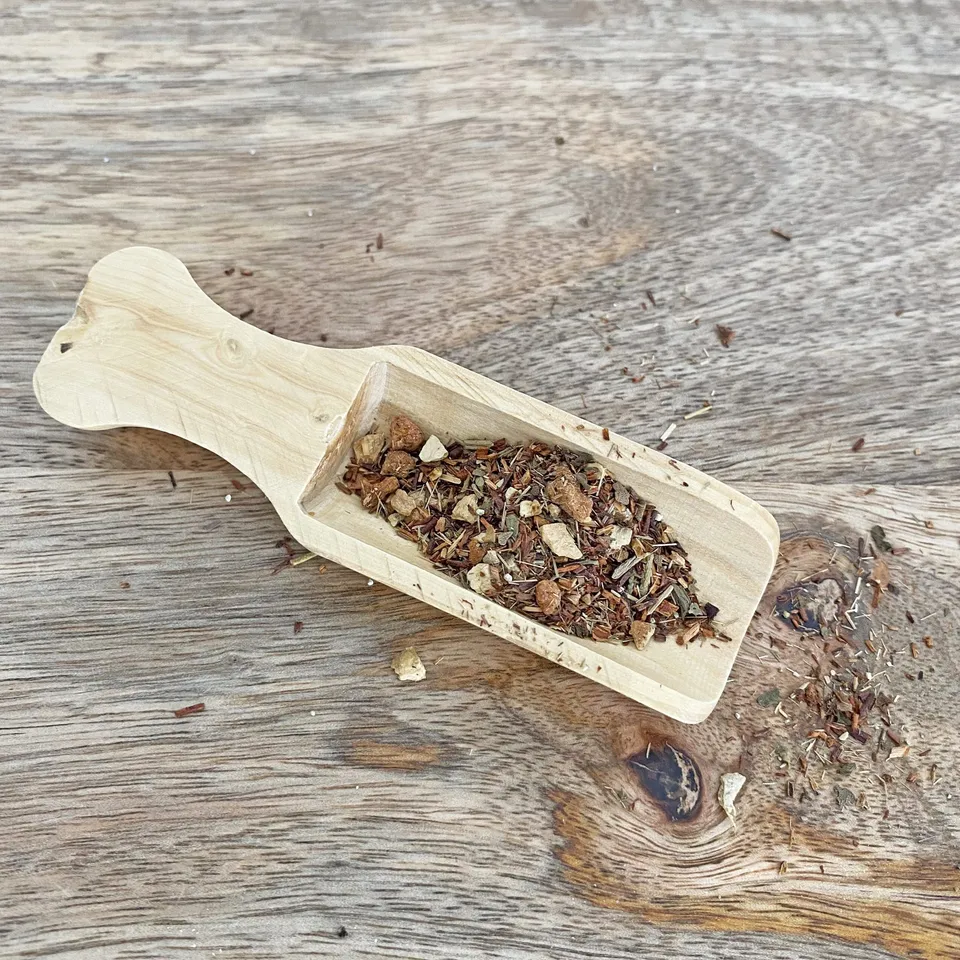 ecodis-doseur-th-en-buis-cuill-re-bois-11-cm-france image 1