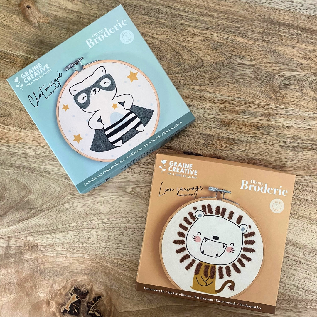 graine-cr-ative-chat-masqu-kit-broderie-tambour-15-cm image 3