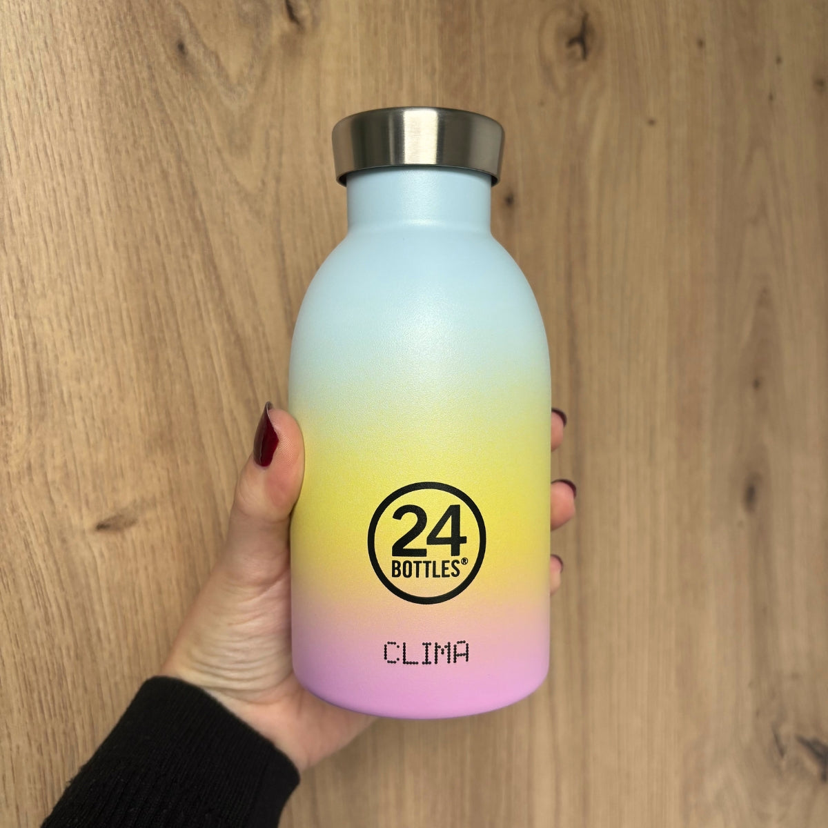 24-bottles-clima-aurora-gourde-isotherme-inox-330-ml image 1