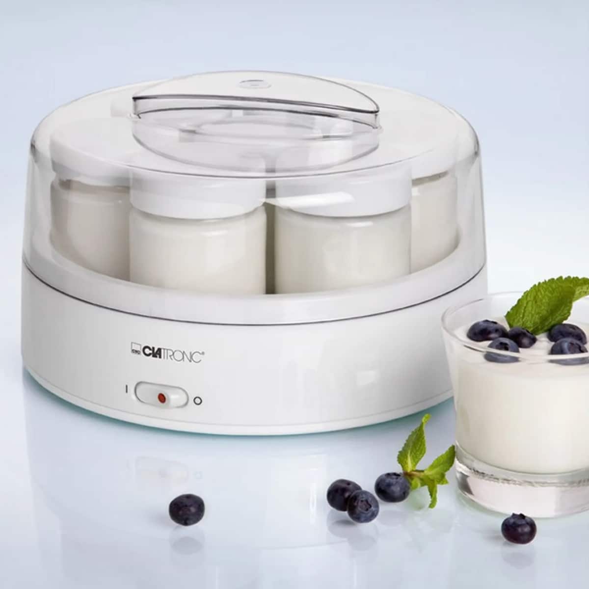 clatronic-yaourti-re-7-pots-en-verre-blanc-160-ml image 2
