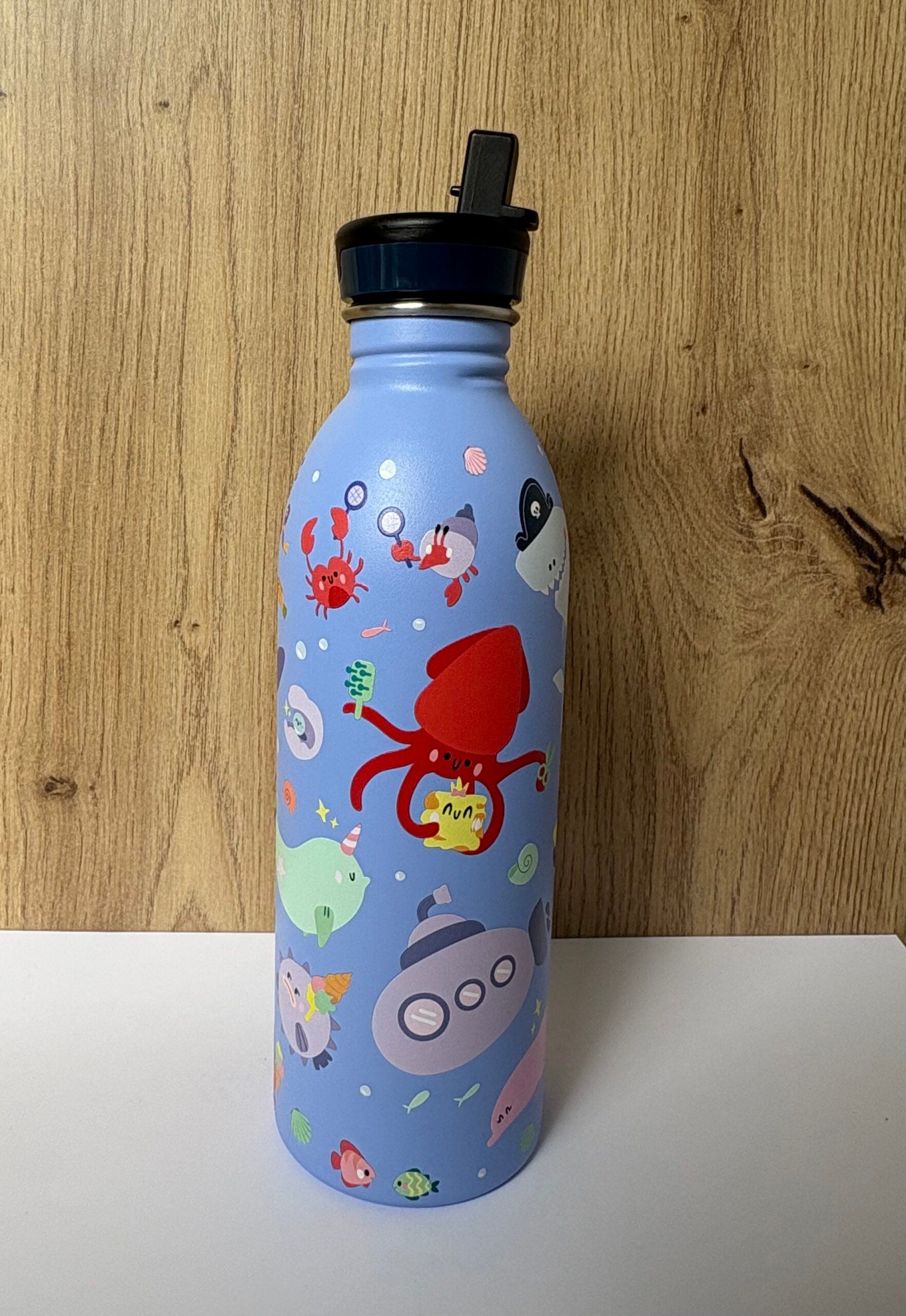 24bottles-urban-gourde-inox-500-ml-ocean-friends-enfant image 3
