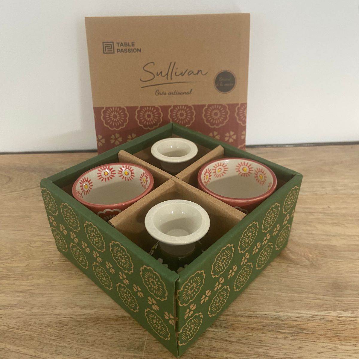 sullivan-coffret-4-coquetiers-gr-s-rouge-vert-floral image 1
