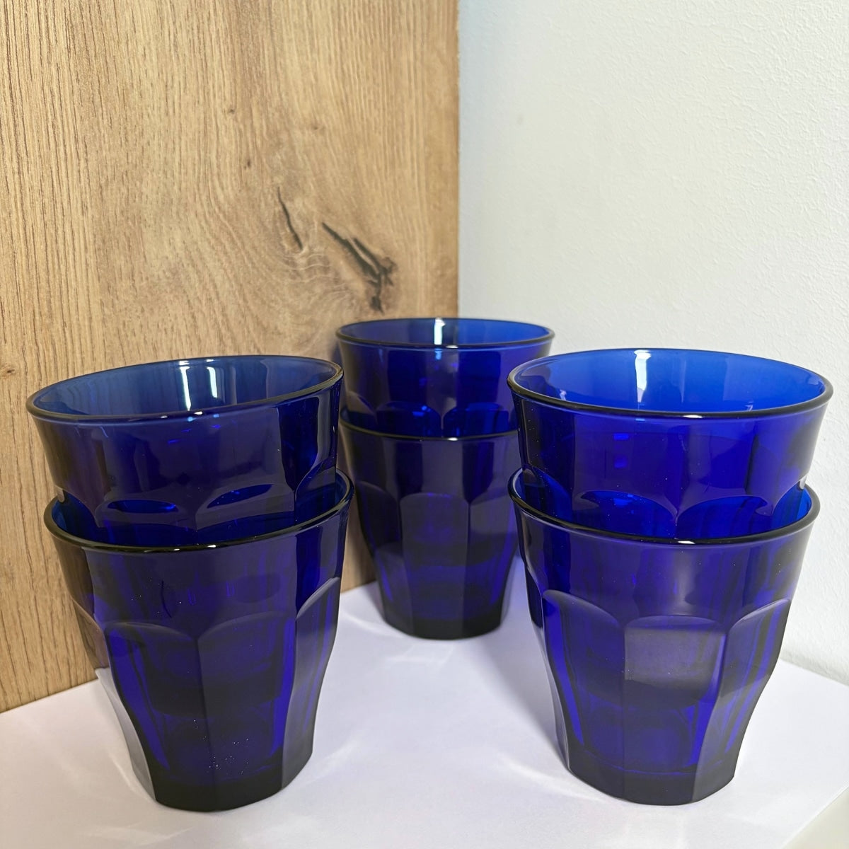duralex-picardie-lot-6-verres-bleu-marine-250-ml image 1