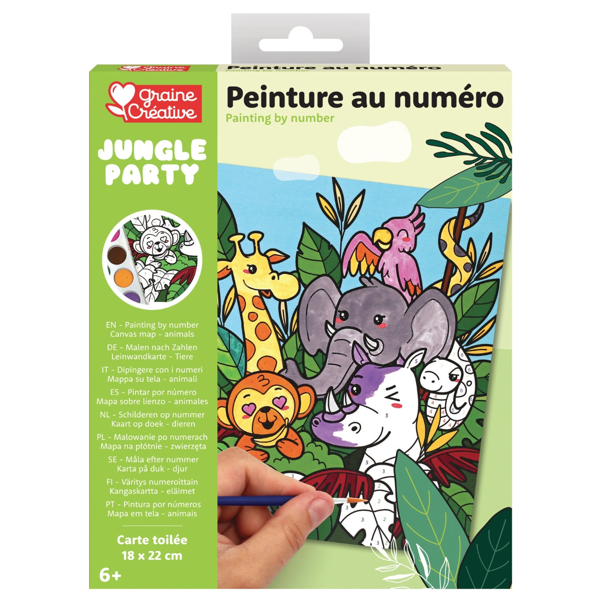 graine-cr-ative-peinture-num-ro-enfant-jungle-party-kit image 5