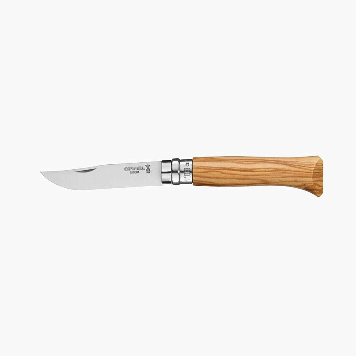 opinel-couteau-olivier-n-08-pliant-manche-bois image 2