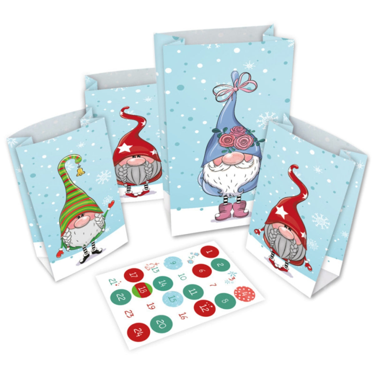 calendrier-avent-lutins-24-sachets-garnir-r-utilisable image 2