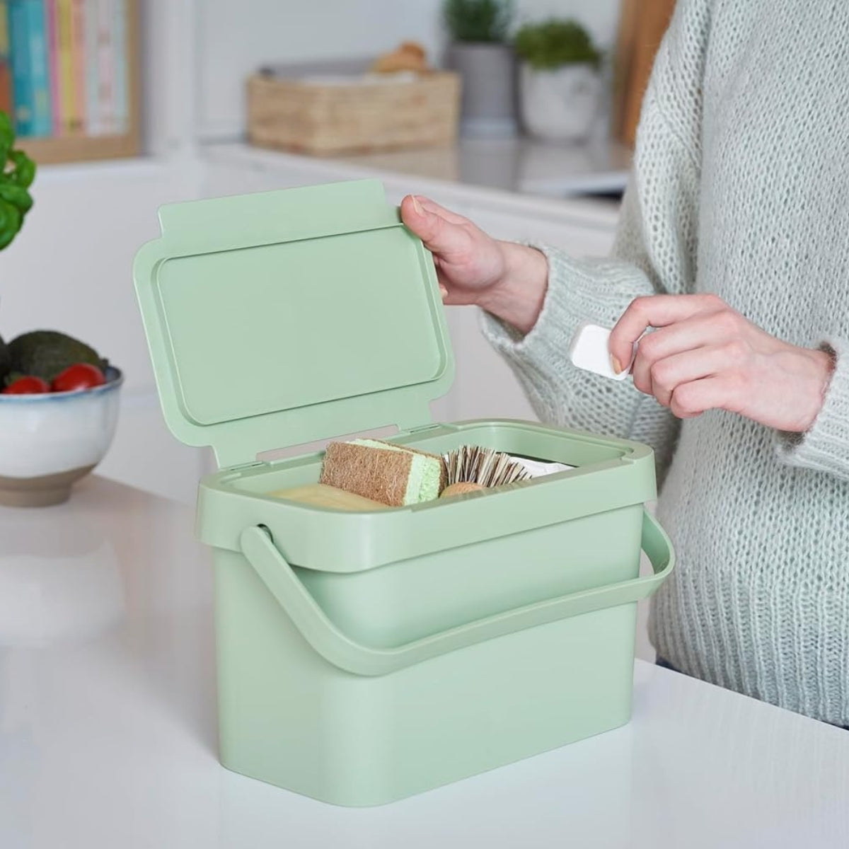 seau-compost-vert-5l-d-chets-alimentaires-cuisine image 2
