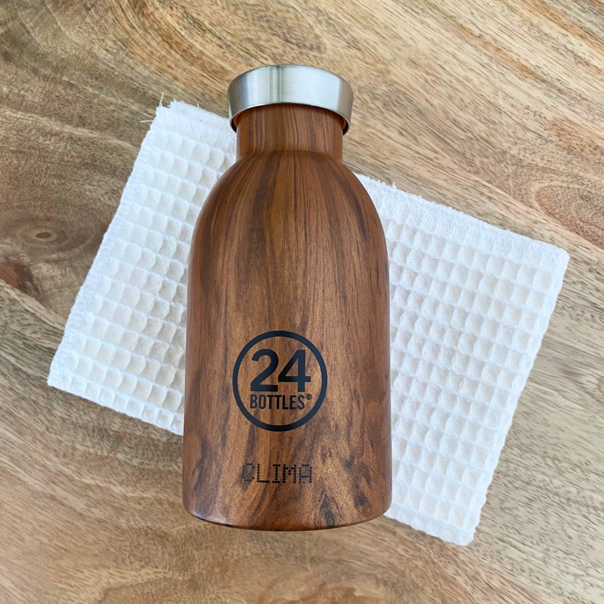24-bottles-clima-gourde-isotherme-330-ml-sequoia-wood image 2