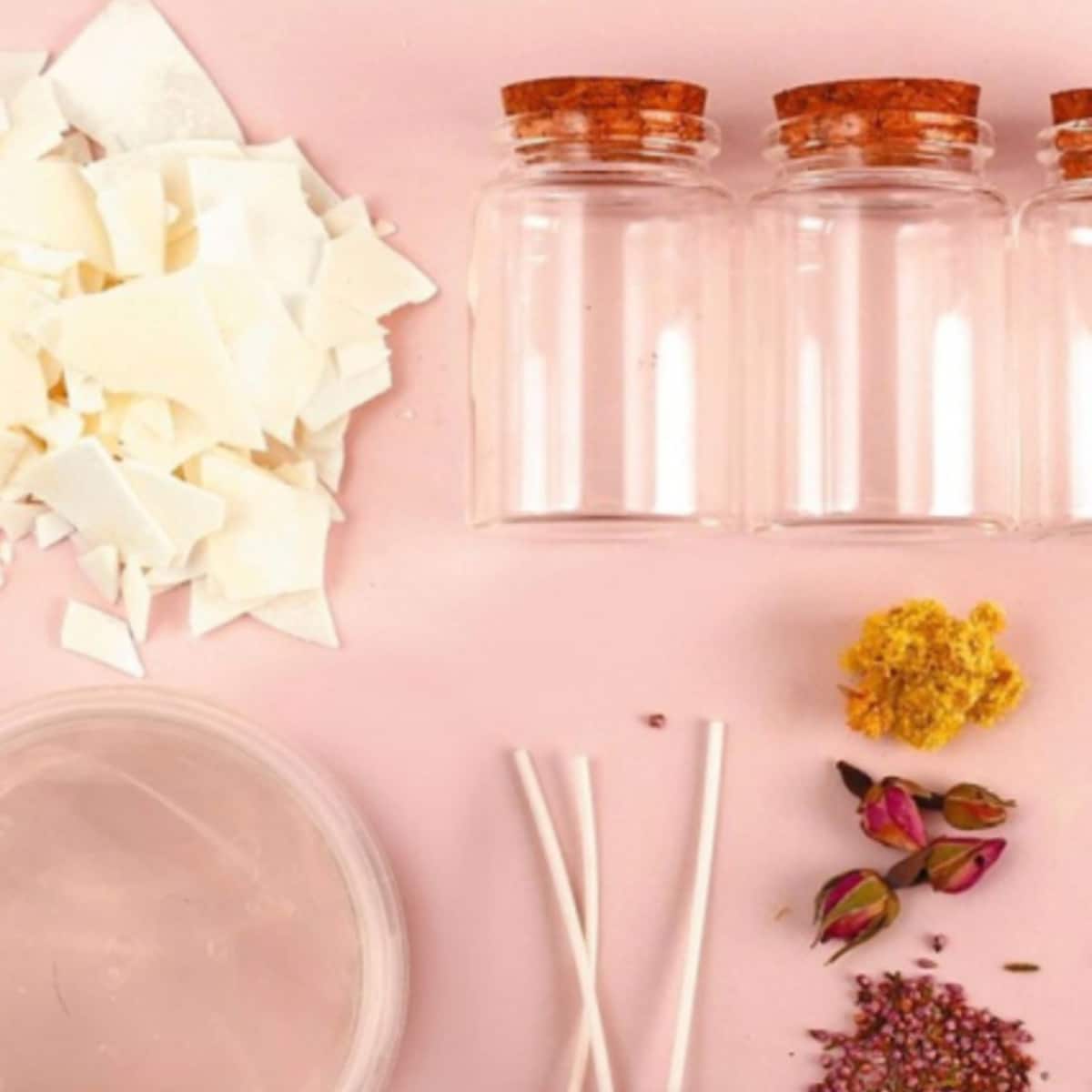 mes-courses-en-vrac-mes-bougies-cristal-kit-bougies-diy-3-pots-fleurs image 2