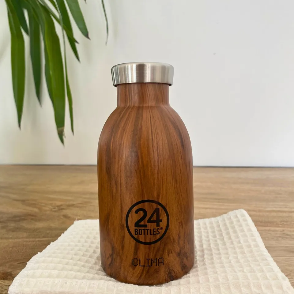 24-bottles-clima-gourde-isotherme-330-ml-sequoia-wood image 1