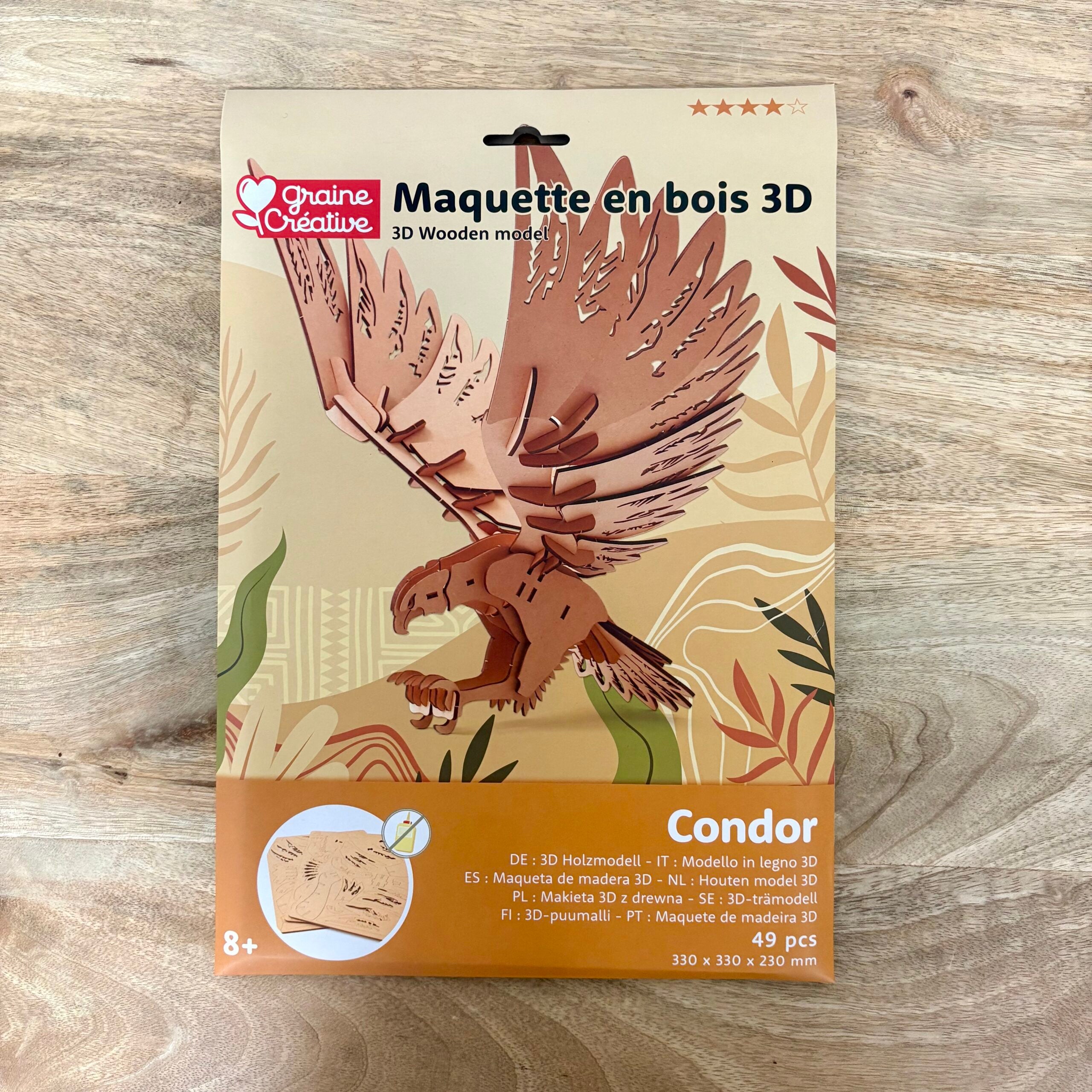 mes-courses-en-vrac-maquettes-maquette-3d-bois-condor-49-pi-ces image 1