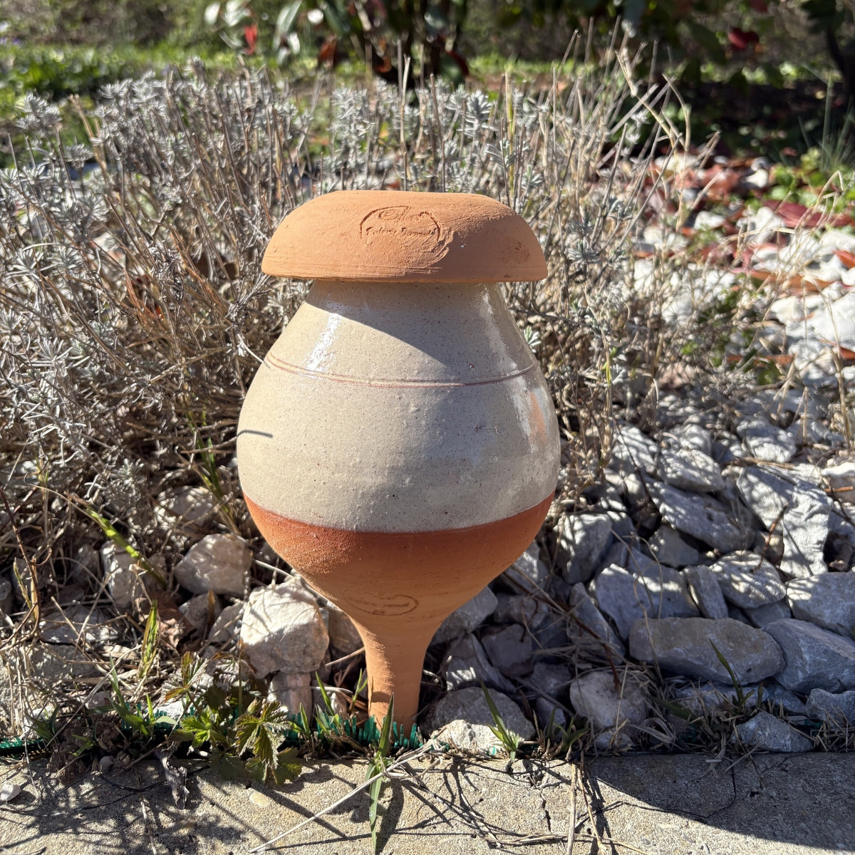 jamet-ollas-planter-1-5-l-olla-c-ramique-cr-me-vernis image 1
