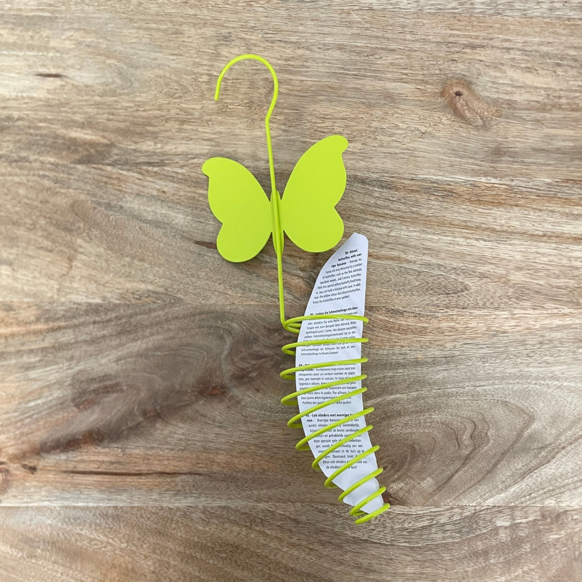 esschert-design-mangeoire-pour-papillon-jaune-suspendre image 2