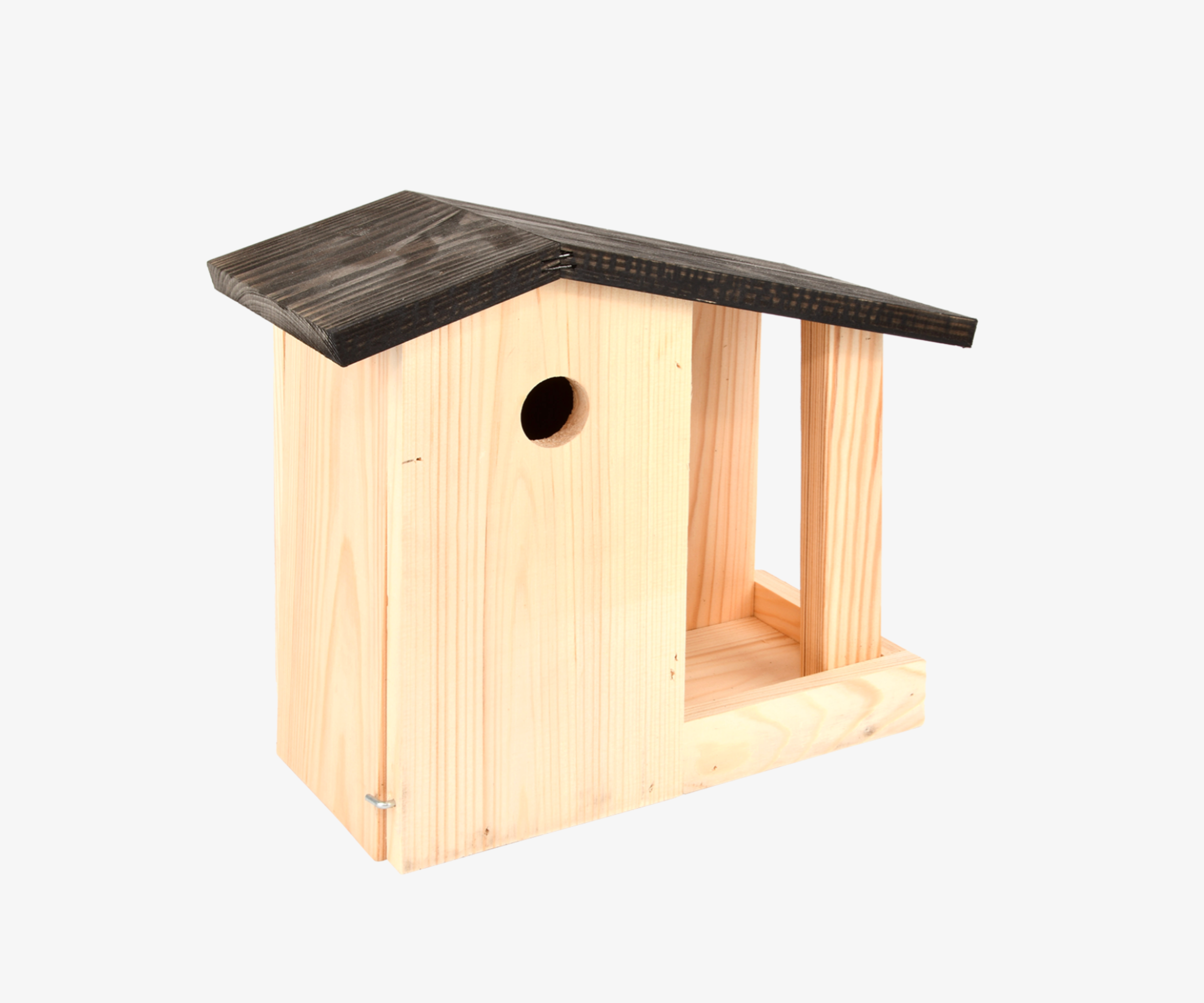 esschert-design-nichoir-mangeoire-2-en-1-bois-balcon image 2