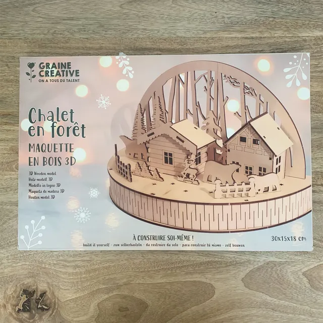 mes-courses-en-vrac-maquette-3d-bois-chalet-for-t-30cm image 1