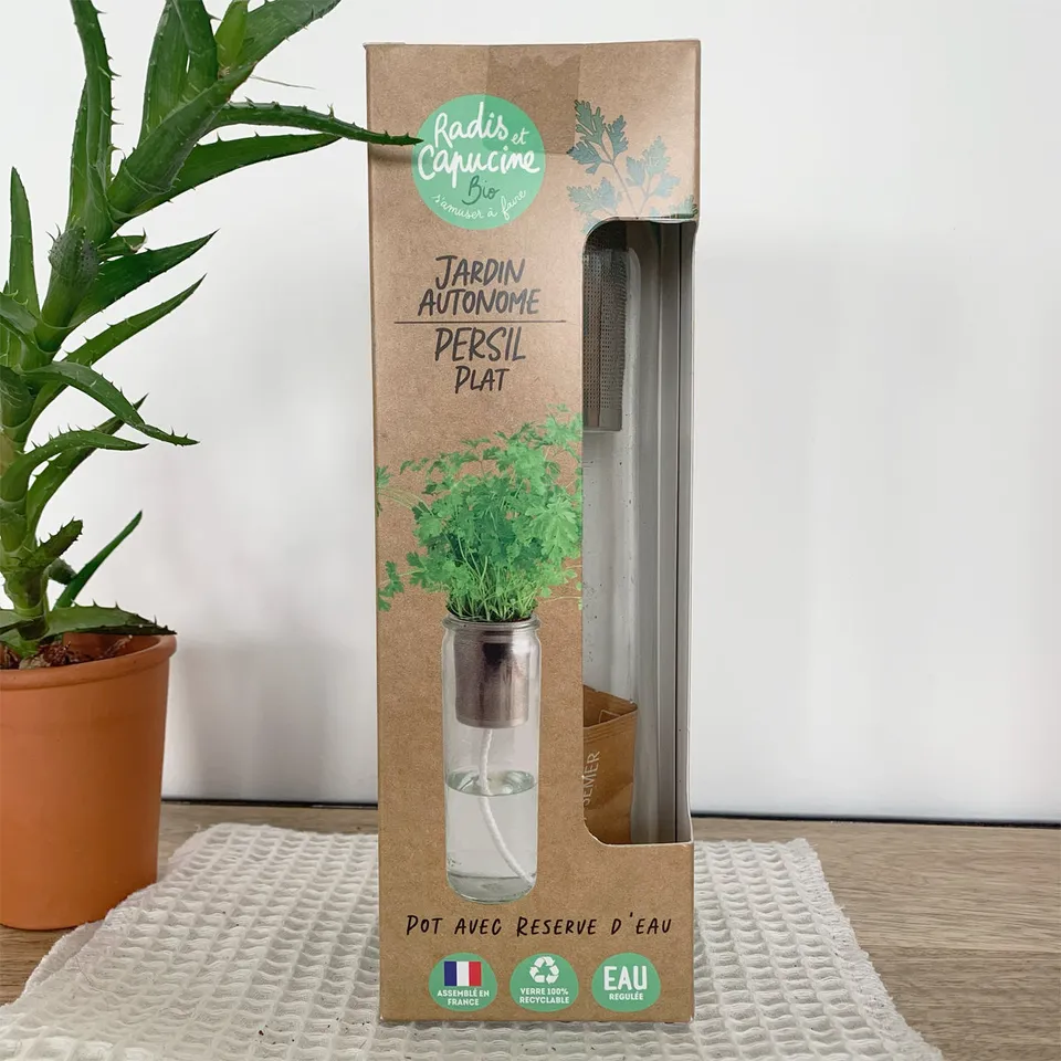 jardin-autonome-persil-bio-kit-potager-int-rieur-verre image 1