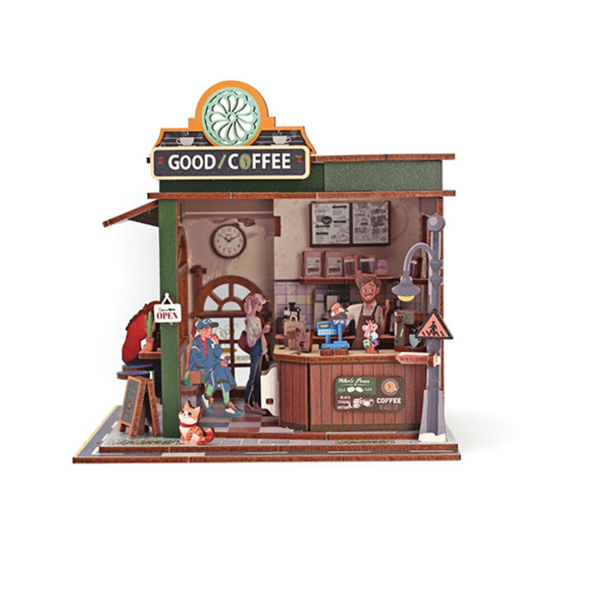 graine-cr-ative-coffee-shop-maquette-bois-miniature-led image 5