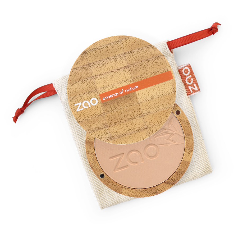 zao-poudre-compacte-rechargeable-poudre-matifiante-bio-bambou image 1