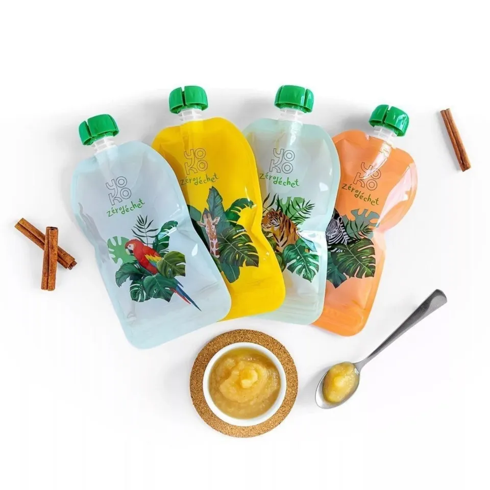 yoko-design-jungle-gourde-compote-150-ml-pack-4 image 1