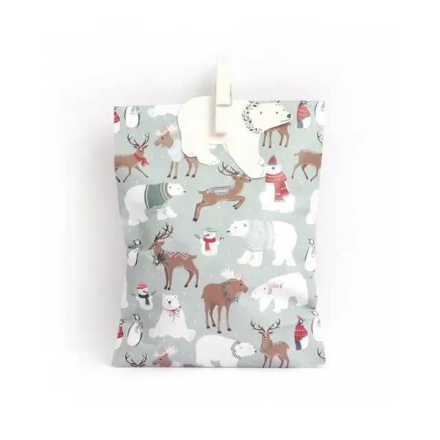 mes-courses-en-vrac-kit-6-sachets-kraft-animaux-de-no-l-papier image 1